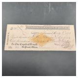 1883 Bismarck, North Dakota National Bank Currency