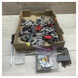Large Lot of Sockets, Ratchets & Allen Wrenches