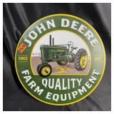 12-inch John Deere Farm Equipment Sign