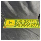 6 X 20-inch John Deere Metal Sign
