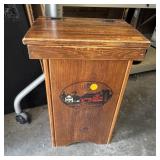 Wooden Trash Can