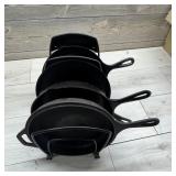 Lodge Cast Iron Rack with Pots & Pans
