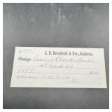 1879 Hirschfeld Bankers Note