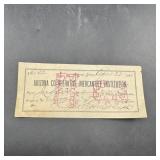 1893 Arizona Co-op Mercantile Institution Note