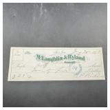 1870 Mclaughlin, Riley Bank $25 Currency Note