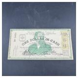 1936 $1 Cash Note