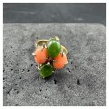 Sterling Silver Multi-Stone Ring ï¿½ 4.4 Grams ï¿½ App