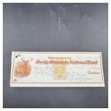 1868 Central City, Colorado Rocky Mountain Nationa