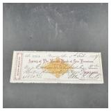 1876 Nevada Bank Of San Francisco Currency
