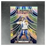 Rookies & Stars Airborne Matthew Stafford Insert F