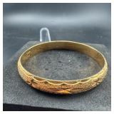 Thin Gold-Tone Bangle Bracelet