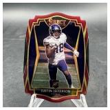 Justin Jefferson Select Red Die-Cut Rookie Footbal