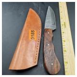 8 in. Hunting Knife with Leather Sheath