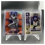 Lot of 2 Justin Jefferson Football Cards ï¿½ Rookie