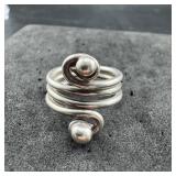 Sterling Silver Fancy Ring ï¿½ 9.2 Grams ï¿½ Approx. 0