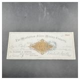 Manhattan Silver Mining Company Austin, Nevada $40