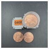 (20 Times The Bid) 1 Oz. Copper Rounds ï¿½ Walking L