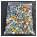 Sandwich Bag Full Of Assorted Marbles