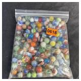 Sandwich Bag Full Of Assorted Marbles