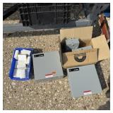 Large Lot of New Electrical Boxes & Components