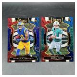 Lot of 2 Numbered Select Rookie Football Cards ï¿½ Q