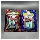 Lot of 2 2025 Select Jaydon Blue Numbered Football
