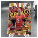 Wild Card BANG Joe Burrow Football Card ï¿½ 20/20
