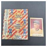 1915 Cracker Jack Replica Baseball Card Wrapper &