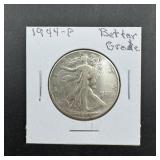 1944 Walking Liberty Silver Half Dollar