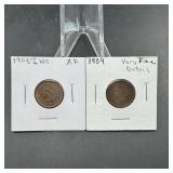 1904 & 1905 Indian Head Cents