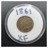 1861 Indian Head Cent
