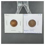 1906 & 1907 Indian Head Cents