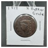 1818 Large Cent