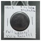 1803 Draped Bust Large Cent
