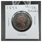 1848 Large Cent