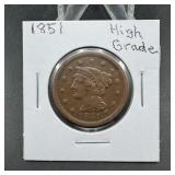 1851 Large Cent