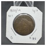 1820/19 Large Cent