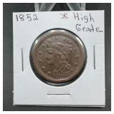 1852 Large Cent