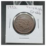 1852 Large Cent