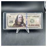 Benjamin Franklin $1,000,000 Novelty Note