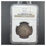 1818 Capped Bust Half Dollar - Graded XF45