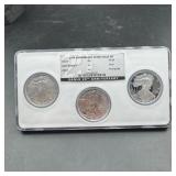 2006 20th Anniversary American Silver Eagle 3-Piec