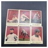 Six 1915 Cracker Jack Replica Baseball Cards ï¿½ Joe