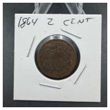 1864 U.S. Two-Cent Piece
