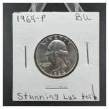 1964 Washington Silver Quarter