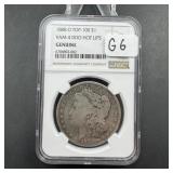 1888-O Top 100 VAM Hot Lips DDO Morgan Silver Doll