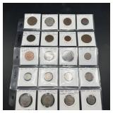 20-Coin United Kingdom Coin Page Lot