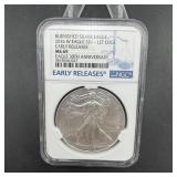 2016-W Burnished American Silver Eagle - NGC MS69
