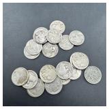 Lot of 12 Restored-Date Buffalo Nickels