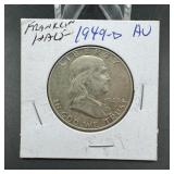1949-D Franklin Silver Half Dollar - High Grade